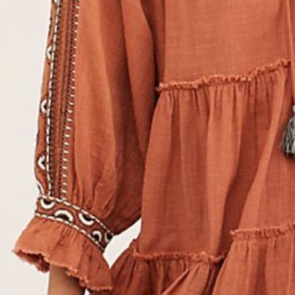 Free People Dreamweaver Embroidered Tunic - Picture 6 of 7